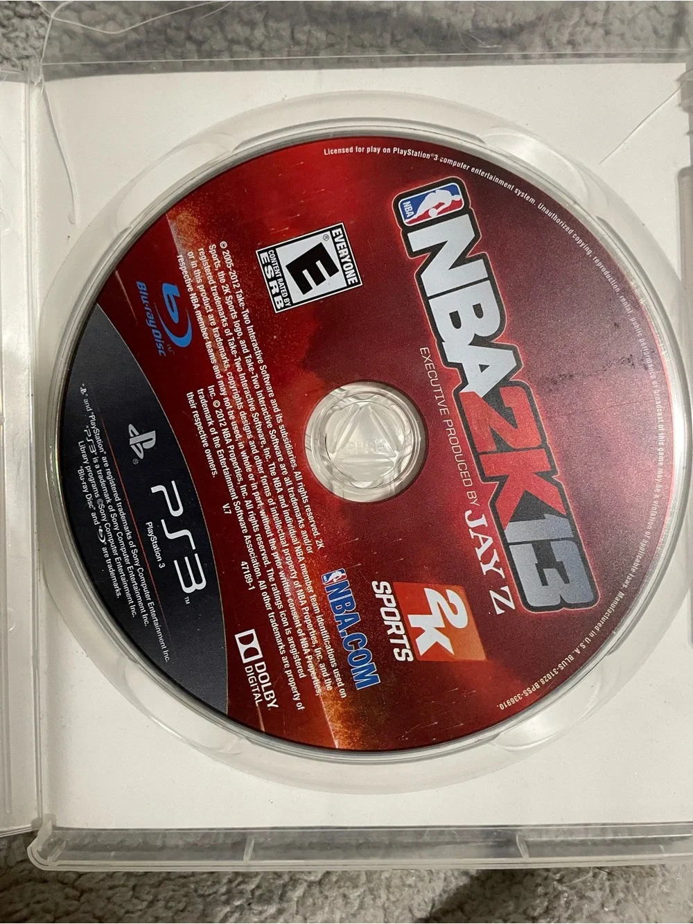 NBA 2K13 PS3 Video Game - Red Cover